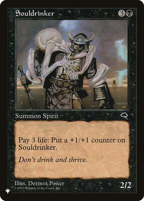 Souldrinker card from The List Reprints