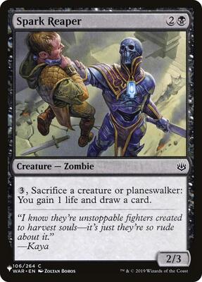 Spark Reaper card from The List Reprints