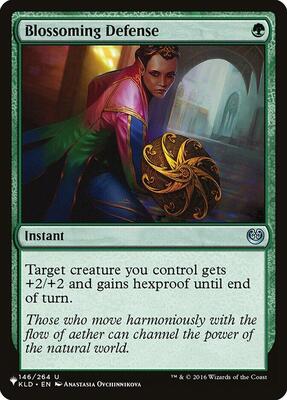 Blossoming Defense card from The List Reprints