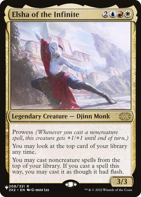 Elsha of the Infinite card from The List Reprints