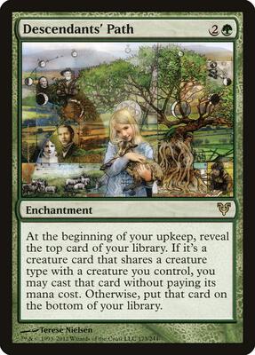 Descendants' Path card from Avacyn Restored