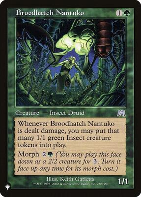Broodhatch Nantuko card from The List Reprints