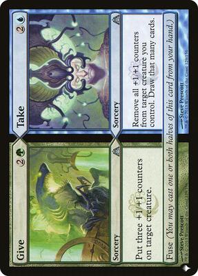 Give // Take card from The List Reprints