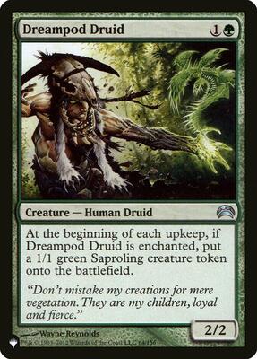 Dreampod Druid card from The List Reprints