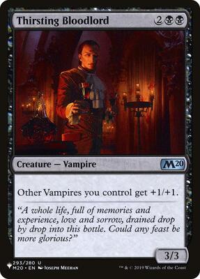 Thirsting Bloodlord card from The List Reprints
