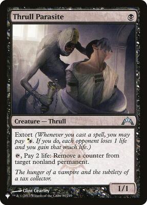 Thrull Parasite card from The List Reprints