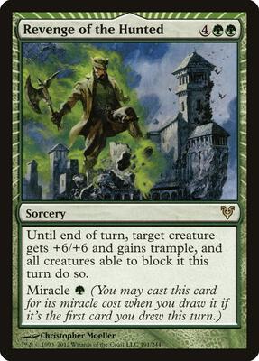 Revenge of the Hunted card from Avacyn Restored