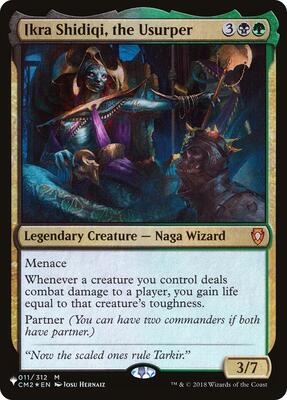 Ikra Shidiqi, the Usurper card from The List Reprints