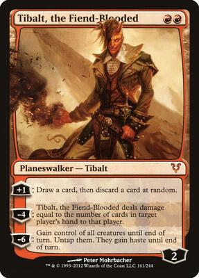 Tibalt, the Fiend-Blooded card from Avacyn Restored