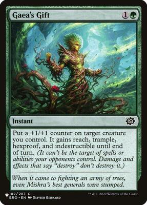 Gaea's Gift card from The List Reprints
