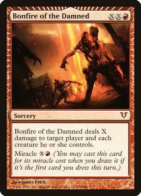 Bonfire of the Damned card from Avacyn Restored