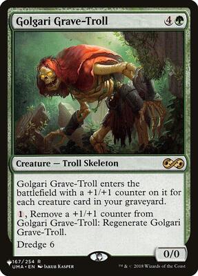 Golgari Grave-Troll card from The List Reprints