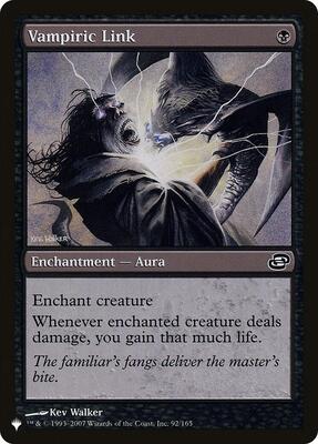 Vampiric Link card from The List Reprints