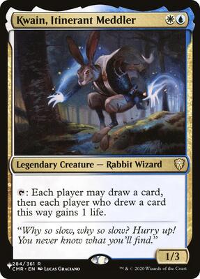 Kwain, Itinerant Meddler card from The List Reprints