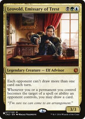 Leovold, Emissary of Trest card from The List Reprints