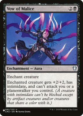 Vow of Malice card from The List Reprints