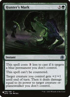 Hunter's Mark card from The List Reprints