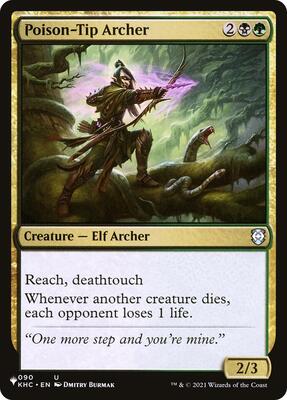 Poison-Tip Archer card from The List Reprints