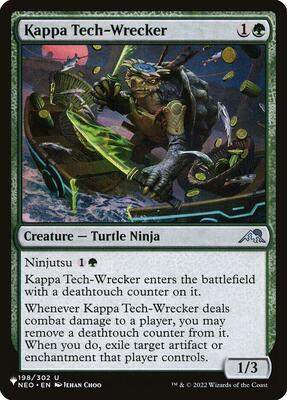 Kappa Tech-Wrecker card from The List Reprints