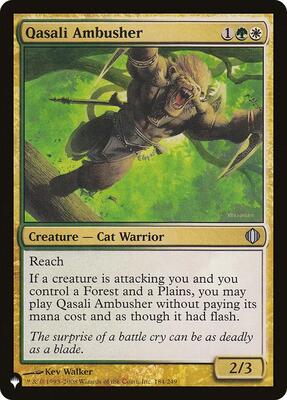 Qasali Ambusher card from The List Reprints