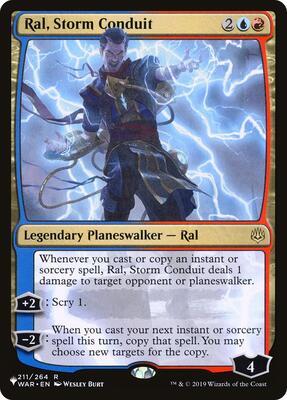 Ral, Storm Conduit card from The List Reprints