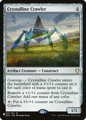 Crystalline Crawler card from The List Reprints