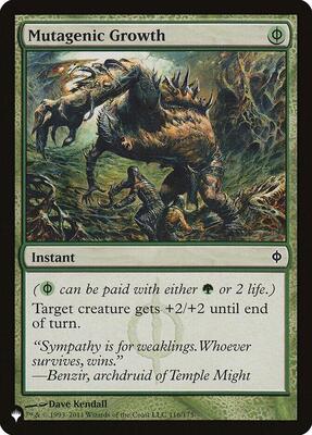 Mutagenic Growth card from The List Reprints