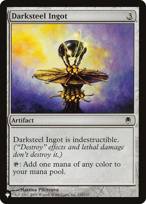 Darksteel Ingot card from The List Reprints