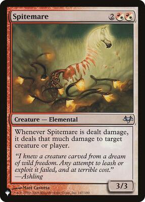 Spitemare card from The List Reprints