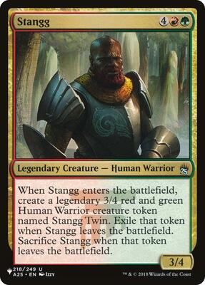 Stangg card from The List Reprints