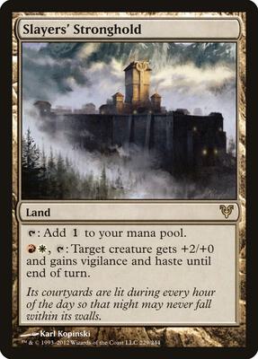 Slayers' Stronghold card from Avacyn Restored