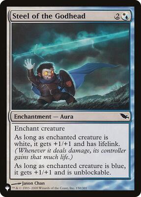 Steel of the Godhead card from The List Reprints
