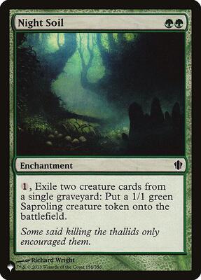 Night Soil card from The List Reprints