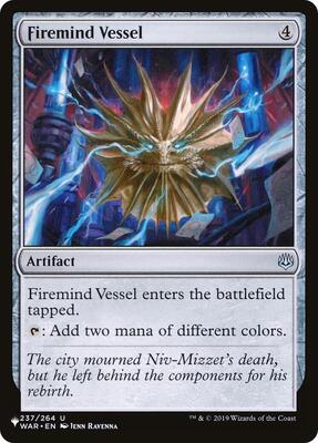 Firemind Vessel card from The List Reprints