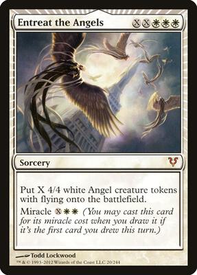 Entreat the Angels card from Avacyn Restored