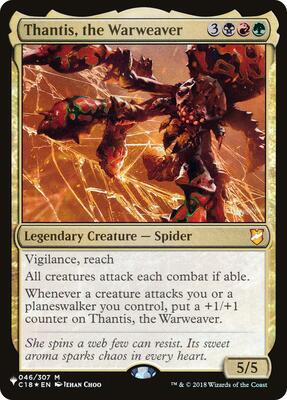 Thantis, the Warweaver card from The List Reprints