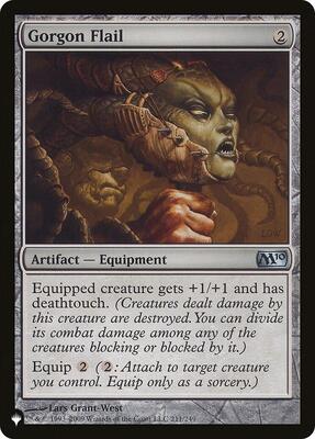 Gorgon Flail card from The List Reprints