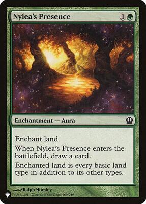 Nylea's Presence card from The List Reprints