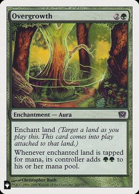 Overgrowth card from The List Reprints