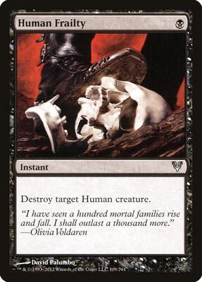 Human Frailty card from Avacyn Restored