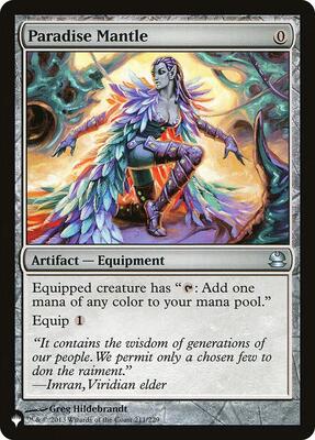 Paradise Mantle card from The List Reprints