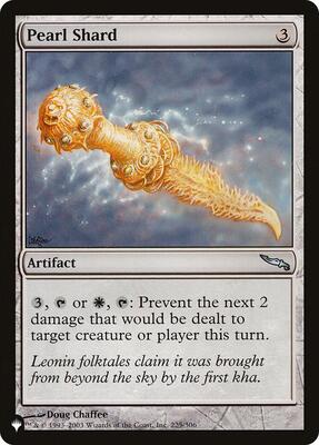 Pearl Shard card from The List Reprints