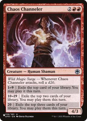 Chaos Channeler card from The List Reprints