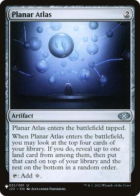 Planar Atlas card from The List Reprints