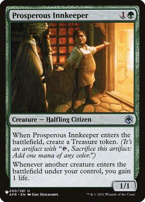 Prosperous Innkeeper (AFR) card from The List Reprints