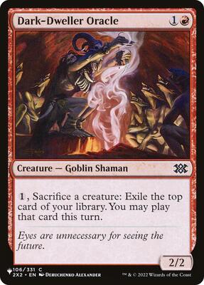 Dark-Dweller Oracle card from The List Reprints