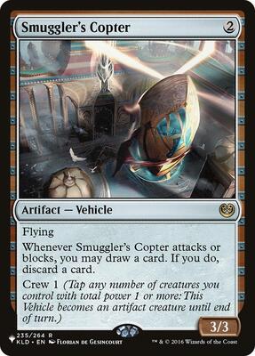 Smuggler's Copter card from The List Reprints