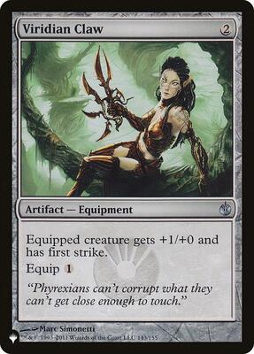 Viridian Claw card from The List Reprints