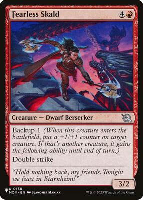 Fearless Skald card from The List Reprints