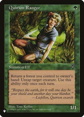 Quirion Ranger card from The List Reprints